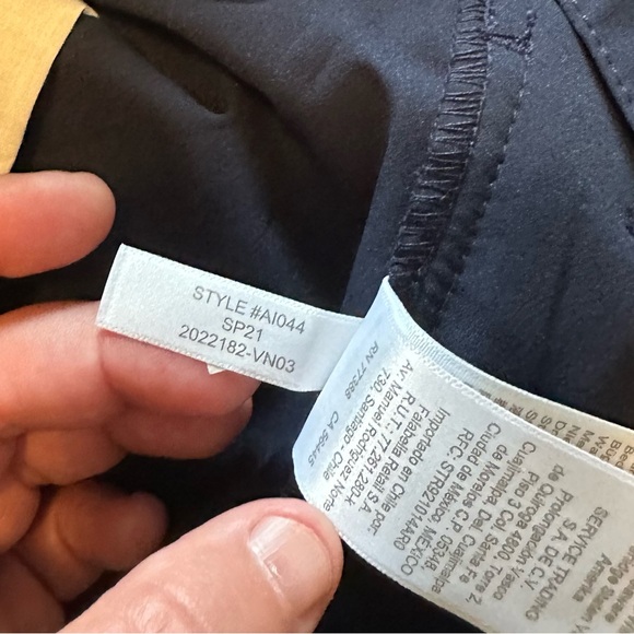Golf/Office Tech pants Slim 36x32 Navy NWT - Picture 8 of 9